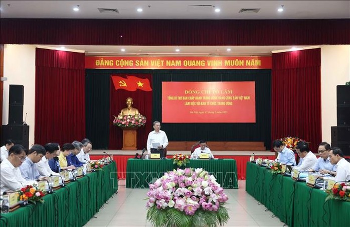 Tổng Bí thư Tô Lâm: Cán bộ bị kỷ luật không giữ chức vụ cao hơn, quan trọng- Ảnh 1. Tổng Bí thư Tô Lâm: Cán bộ bị kỷ luật không giữ chức vụ cao hơn, quan trọng- Ảnh 1.