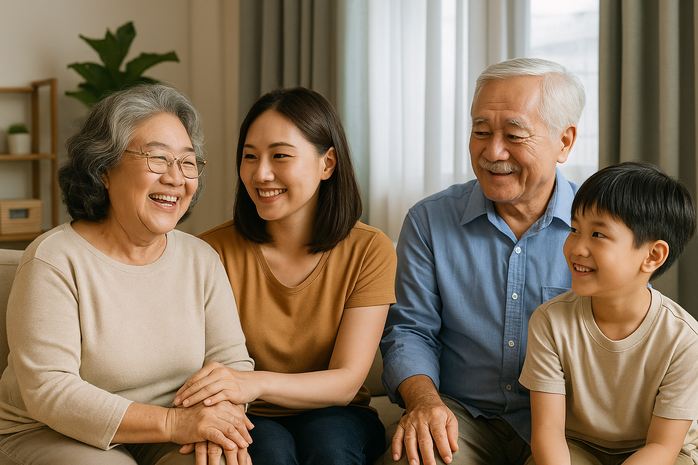 Giữ lửa hạnh phúc trong gia đình nhiều thế hệ- Ảnh 1. Giữ lửa hạnh phúc trong gia đình nhiều thế hệ- Ảnh 1.