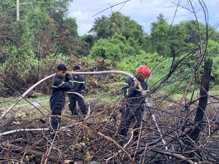 Huy động hàng trăm người cứu khu rừng nguyên sinh- Ảnh 2. Huy động hàng trăm người cứu khu rừng nguyên sinh- Ảnh 2.