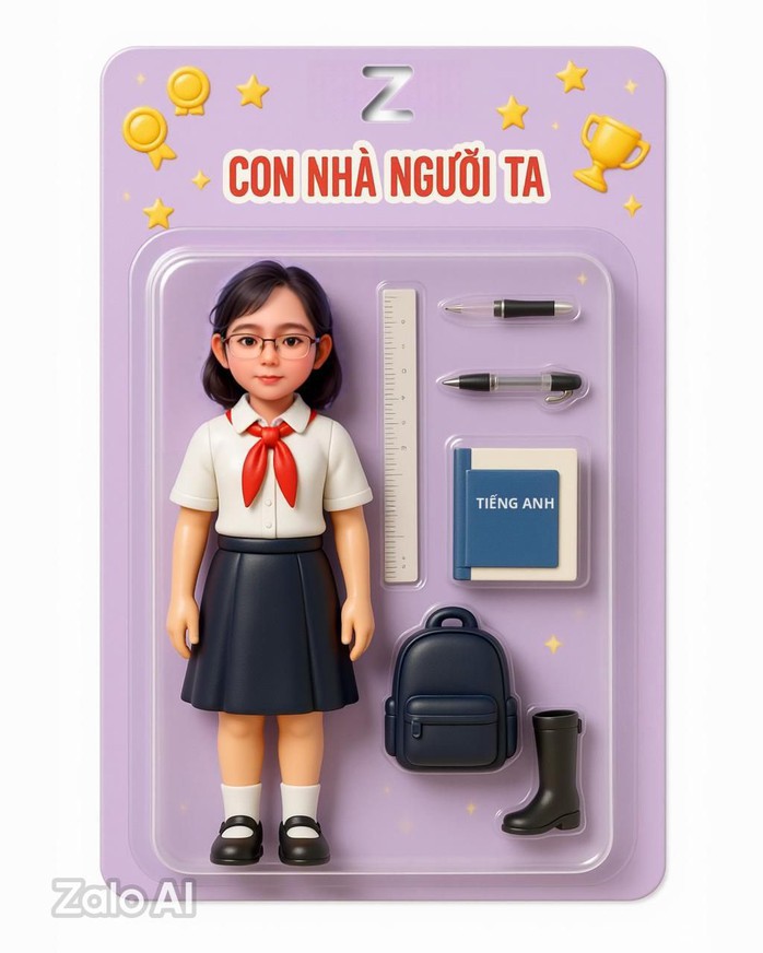 Chiến dịch "trở lại tuổi học trò" của Zalo bị liên tưởng đến trend "đóng hộp" ChatGPT - Ảnh 2.