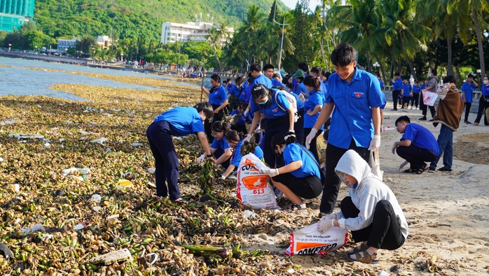 Hơn 300 người chung tay "giải cứu" Bãi Trước Vũng Tàu khỏi rác đại dương- Ảnh 1. Hơn 300 người chung tay "giải cứu" Bãi Trước Vũng Tàu khỏi rác đại dương- Ảnh 1.