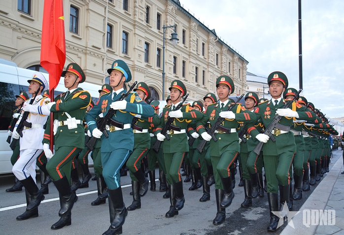 Đoàn Quân đội nhân dân Việt Nam tham gia sơ duyệt Lễ duyệt binh trên Quảng trường Đỏ- Ảnh 3. Đoàn Quân đội nhân dân Việt Nam tham gia sơ duyệt Lễ duyệt binh trên Quảng trường Đỏ- Ảnh 3.