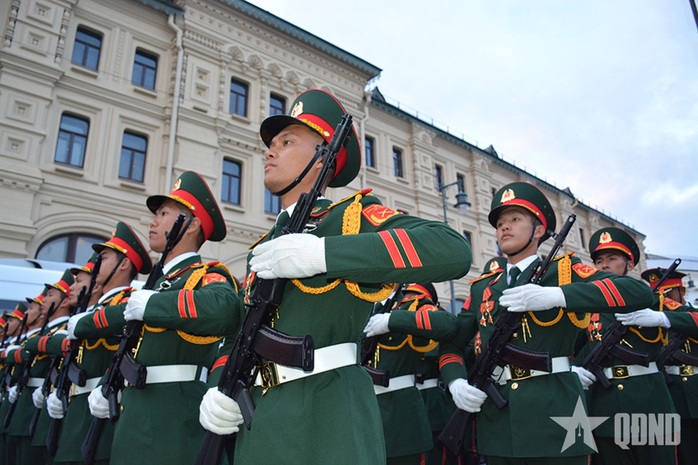 Đoàn Quân đội nhân dân Việt Nam tham gia sơ duyệt Lễ duyệt binh trên Quảng trường Đỏ- Ảnh 4. Đoàn Quân đội nhân dân Việt Nam tham gia sơ duyệt Lễ duyệt binh trên Quảng trường Đỏ- Ảnh 4.