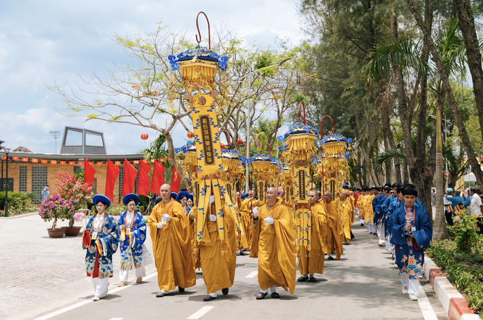 Cây bồ đề chiết từ Bồ đề thiêng sẽ được trồng tại Học viện Phật giáo Việt Nam, TP HCM. - Ảnh 1.