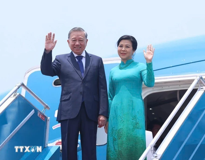 Tổng Bí thư Tô Lâm và Phu nhân lên đường thăm 4 nước - Ảnh 1.
