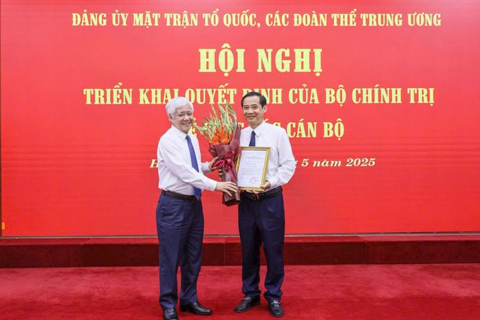 Quyền Bí thư Lâm Đồng làm Phó Bí thư Đảng ủy MTTQ, các đoàn thể Trung ương - Ảnh 1.