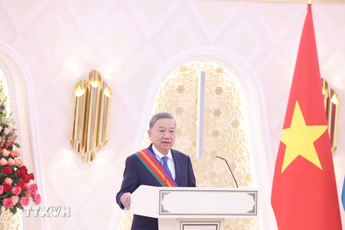 Kazakhstan tặng Tổng Bí thư Tô Lâm Huân chương Hữu nghị Dostyk hạng nhất - Ảnh 5.
