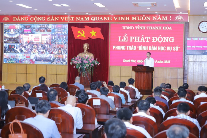 52 ngàn người dự lễ phát động "Bình dân học vụ số" tại Thanh Hóa - Ảnh 1.