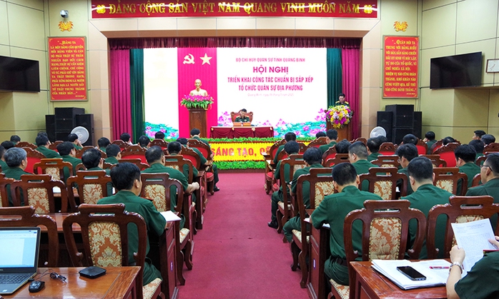 Quảng Bình sẽ giải thể Ban chỉ huy quân sự cấp xã và cấp huyện - Ảnh 1.