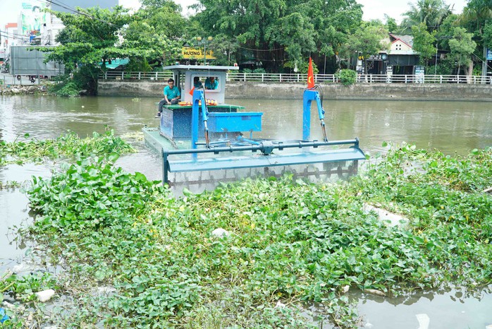 VIDEO: 200 tình nguyện viên ra quân "bảo vệ dòng sông quê hương" ở Cần Thơ - Ảnh 3.