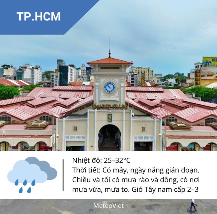 Thời tiết TP HCM hôm nay, 12-6: Ảnh hưởng của bão số 1, mưa tăng- Ảnh 3. Thời tiết TP HCM hôm nay, 12-6: Ảnh hưởng của bão số 1, mưa tăng- Ảnh 3.