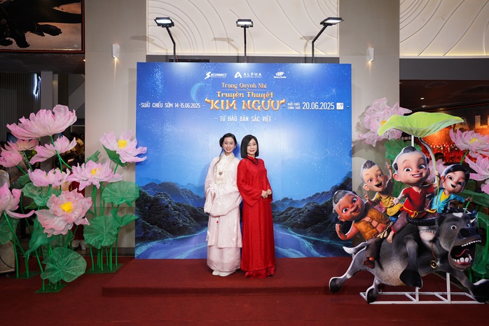 Gia đình Thanh Thúy – NSƯT Đức Thịnh "trẩy hội" thảm đỏ hoạt hình - Ảnh 5.