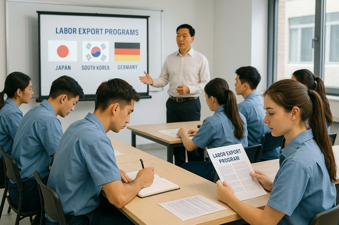 Góc khuất xuất khẩu lao động- Ảnh 1. Góc khuất xuất khẩu lao động- Ảnh 1.