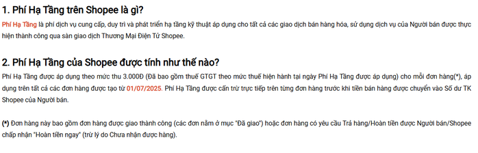 Shopee bất ngờ thu phí hạ tầng 3.000 đồng mỗi đơn hàng từ 1-7, người bán phản ứng dữ dội - Ảnh 1.