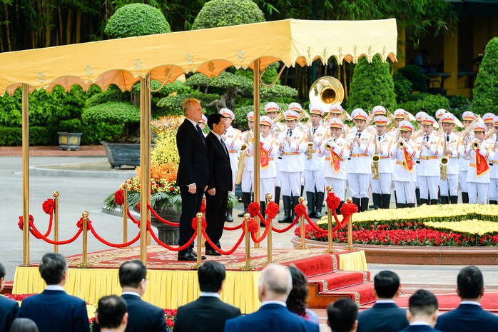 Chủ tịch nước Lương Cường chủ trì lễ đón Tổng thống Litva - Ảnh 5.