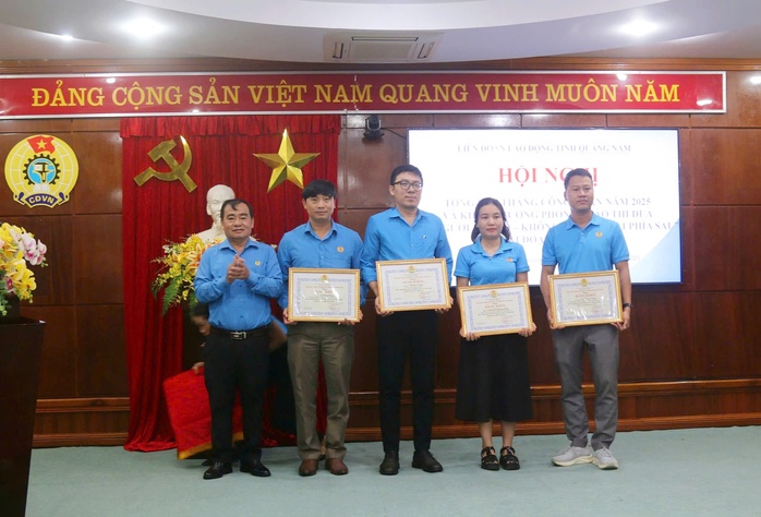 LĐLĐ Quảng Nam tặng bằng khen cho 17 tập thể, 15 cá nhân- Ảnh 2. LĐLĐ Quảng Nam tặng bằng khen cho 17 tập thể, 15 cá nhân- Ảnh 2.
