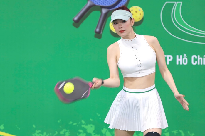 Đại sứ Minh Hằng tuyên thệ khai mạc Giải Pickleball Báo Người Lao Động - Ảnh 3.