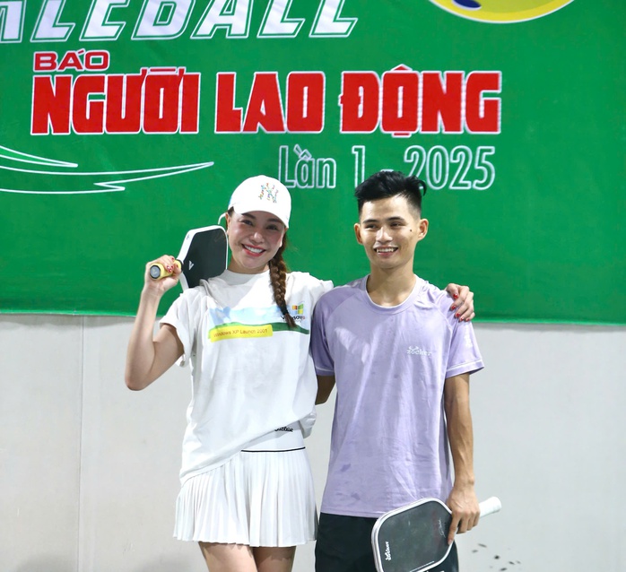 Những VĐV ấn tượng tại Giải Pickleball Báo Người Lao Động- Ảnh 5. Những VĐV ấn tượng tại Giải Pickleball Báo Người Lao Động - Ảnh 5.