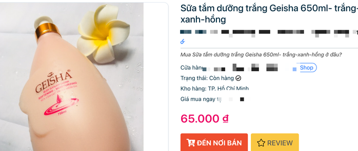 Thu hồi, tiêu hủy lô sữa tắm Geisha không đạt chất lượng- Ảnh 1. Thu hồi, tiêu hủy lô sữa tắm Geisha không đạt chất lượng- Ảnh 1.
