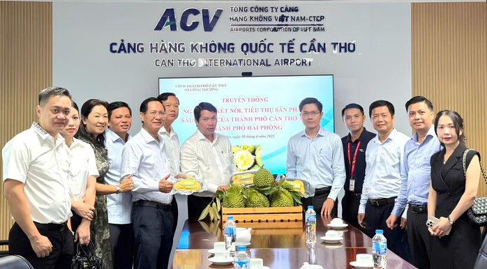 Cần Thơ chủ động tìm thị trường tiêu thụ sầu riêng- Ảnh 1. Cần Thơ chủ động tìm thị trường tiêu thụ sầu riêng- Ảnh 1.