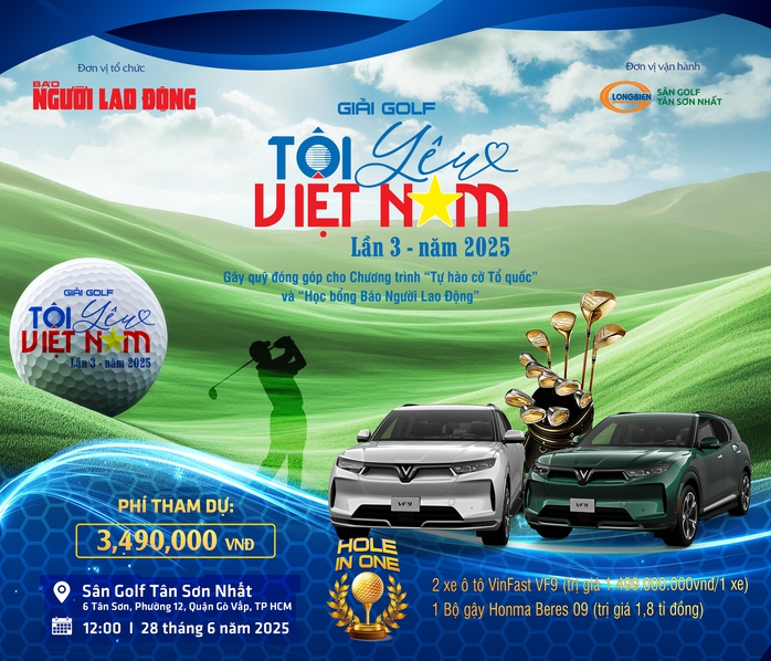 Giải Golf "Tôi yêu Việt Nam" lần 3 - năm 2025: Kết nối, sẻ chia và lan tỏa yêu thương - Ảnh 1.