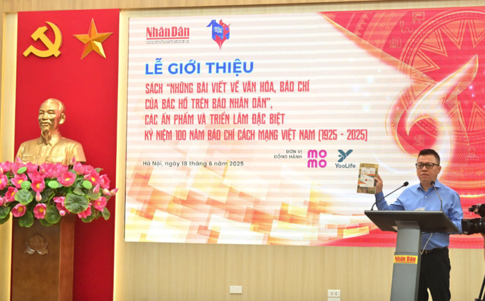 Báo Nhân Dân ra mắt loạt ấn phẩm về 100 năm báo chí cách mạng- Ảnh 3. Báo Nhân Dân ra mắt loạt ấn phẩm về 100 năm báo chí cách mạng- Ảnh 3.