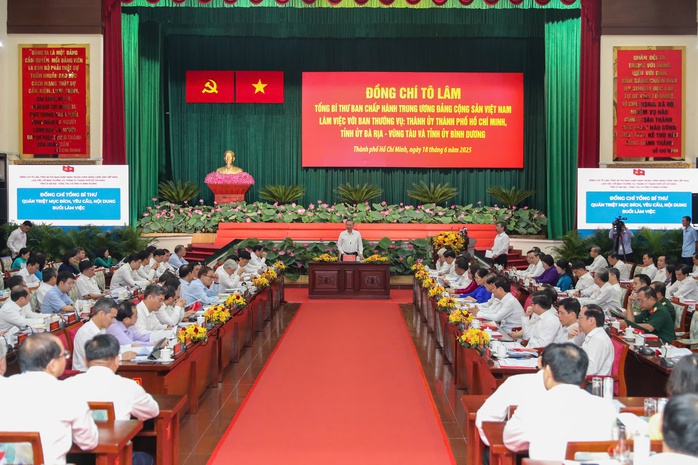 Làm việc với Tổng Bí thư, TP HCM kiến nghị nhiều vấn đề - Ảnh 3.