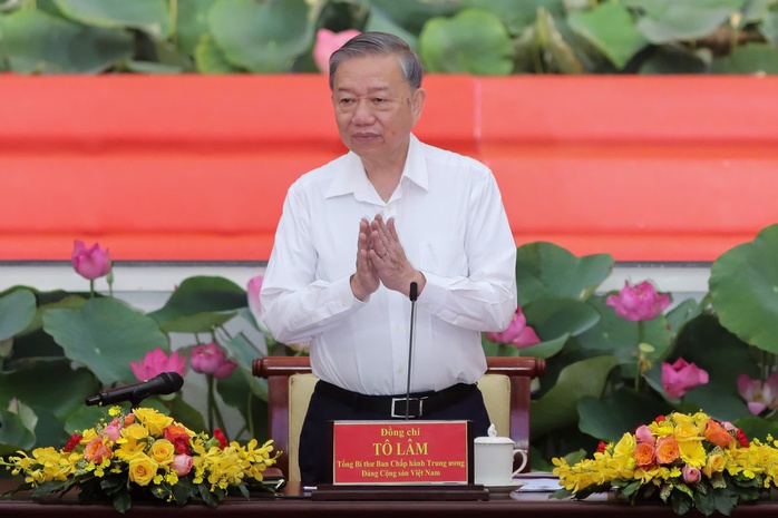Tổng Bí thư Tô Lâm làm việc với 3 tỉnh: TP HCM, Bình Dương, Bà Rịa - Vũng Tàu - Ảnh 1.