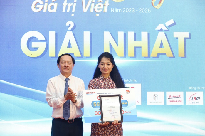 Báo Sài Gòn Giải Phóng trao giải Cuộc thi Tỏa sáng giá trị Việt - Ảnh 2.