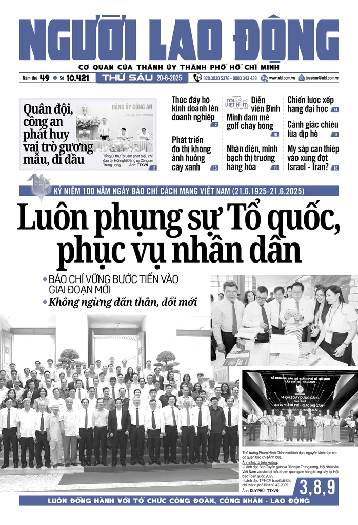 Báo in ngày 20-6: Mỹ sắp can thiệp vào xung đột Israel - Iran?- Ảnh 1. Báo in ngày 20-6: Mỹ sắp can thiệp vào xung đột Israel - Iran?- Ảnh 1.