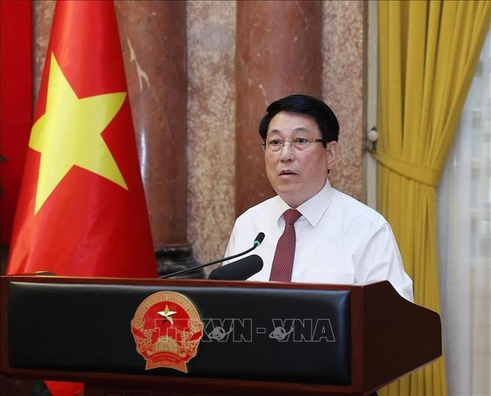 Chủ tịch nước Lương Cường gặp mặt tuyên dương người làm báo tiêu biểu toàn quốc- Ảnh 2. Chủ tịch nước Lương Cường gặp mặt tuyên dương người làm báo tiêu biểu toàn quốc- Ảnh 2.