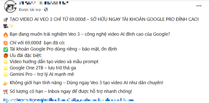 Mua tài khoản tạo video AI Veo3, Midjourney giá rẻ, cẩn thận rủi ro- Ảnh 2. Mua tài khoản tạo video AI Veo3, Midjourney giá rẻ, cẩn thận rủi ro- Ảnh 2.