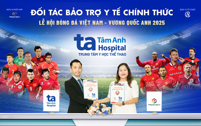 BVĐK Tâm Anh vinh dự bảo trợ y tế cho sự kiện “Huyền thoại Manchester Reds” đến Việt Nam- Ảnh 1. BVĐK Tâm Anh vinh dự bảo trợ y tế cho sự kiện “Huyền thoại Manchester Reds” đến Việt Nam- Ảnh 1.