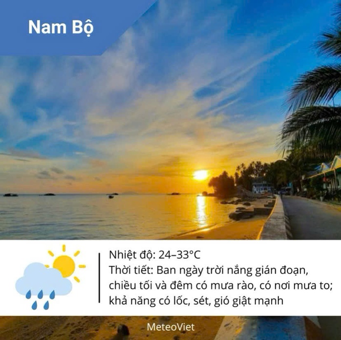 Thời tiết TP HCM hôm nay, 21-6: Mưa dông diễn ra rải rác - Ảnh 2.