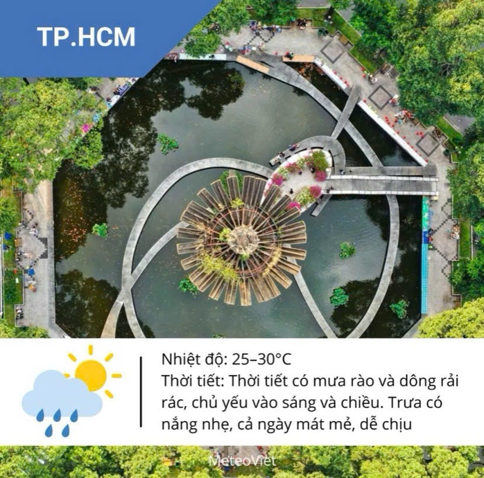 Thời tiết TP HCM hôm nay, 22-6: Có mưa về chiều - Ảnh 2.