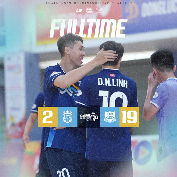 Thái Sơn Nam thắng cách biệt 17 bàn, tạo kỷ lục Giải futsal quốc gia - Ảnh 1.