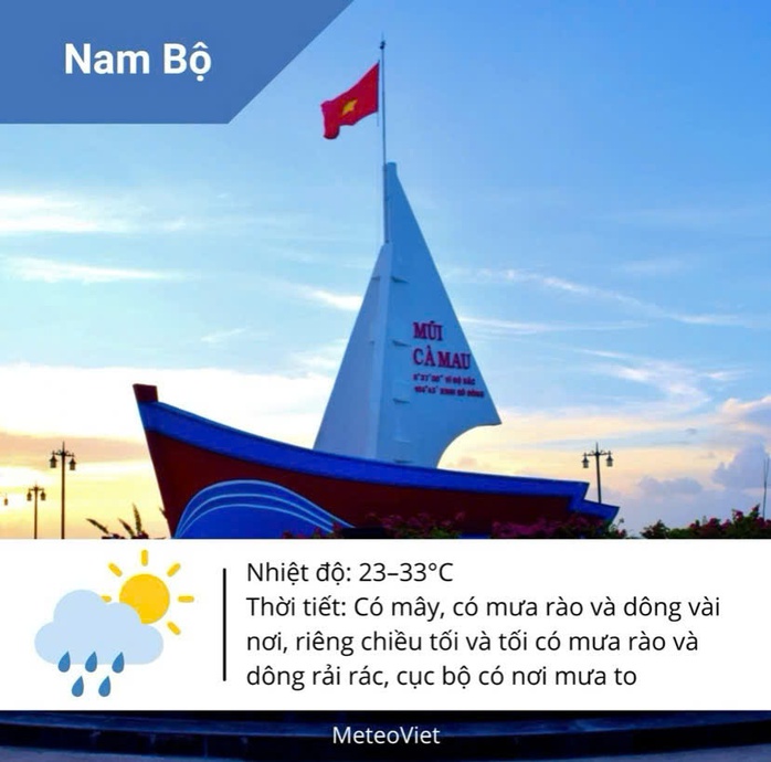 Thời tiết TP HCM hôm nay, 23-6: Ngày nắng nhẹ, ít mưa- Ảnh 3. Thời tiết TP HCM hôm nay, 23-6: Ngày nắng nhẹ, ít mưa- Ảnh 3.