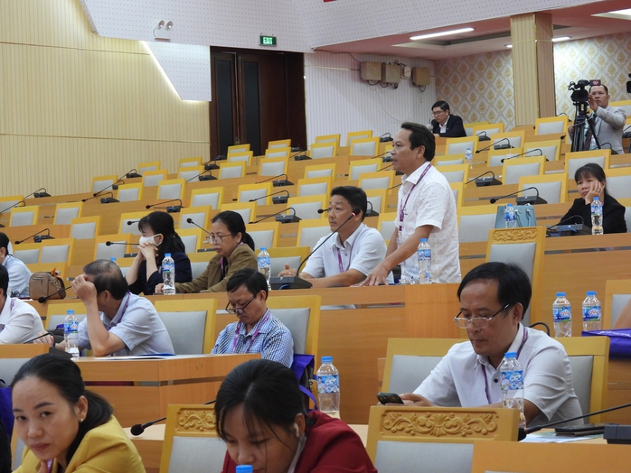 Hiệu trưởng Trường ĐH Cửu Long chia sẻ tại hội nghị tổ chức ở Bình Phước- Ảnh 4. Hiệu trưởng Trường ĐH Cửu Long chia sẻ tại hội nghị tổ chức ở Bình Phước- Ảnh 4.
