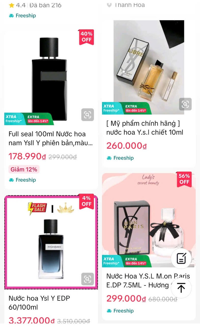 Nước hoa Chanel, Bvlgari, Ysl,…giá 'ngang chai nước lọc' bán đầy trên mạng - Ảnh 8.