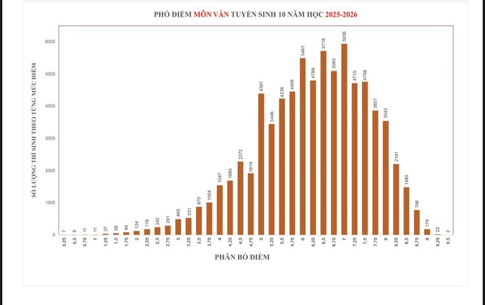 NÓNG - Công bố phổ điểm thi lớp 10 tại TP HCM: 448 điểm 10 tiếng Anh, 36 điểm 10 toán- Ảnh 1. NÓNG - Công bố phổ điểm thi lớp 10 tại TP HCM: 448 điểm 10 tiếng Anh, 36 điểm 10 toán- Ảnh 1.