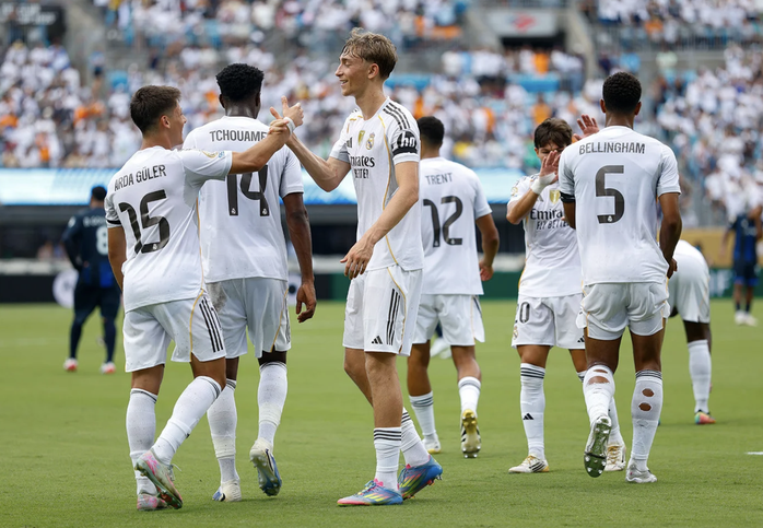 Real Madrid thắng Pachuca 3-1, tiến gần vé knock-out FIFA Club World Cup- Ảnh 7. Real Madrid thắng Pachuca 3-1, tiến gần vé knock-out FIFA Club World Cup- Ảnh 7.