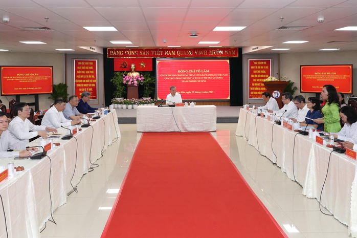 Chỉ đạo của Tổng Bí thư Tô Lâm trong buổi làm việc tại TP HCM chiều nay- Ảnh 6. Chỉ đạo của Tổng Bí thư Tô Lâm trong buổi làm việc tại TP HCM chiều nay- Ảnh 6.