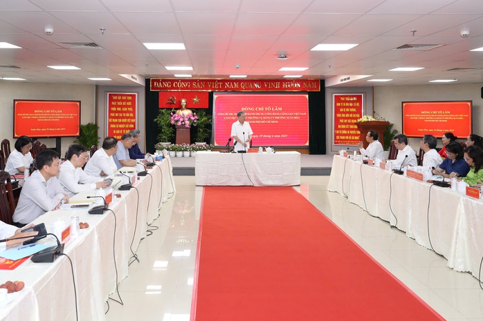 Chỉ đạo của Tổng Bí thư Tô Lâm trong buổi làm việc tại TP HCM chiều nay- Ảnh 3. Chỉ đạo của Tổng Bí thư Tô Lâm trong buổi làm việc tại TP HCM chiều nay- Ảnh 3.