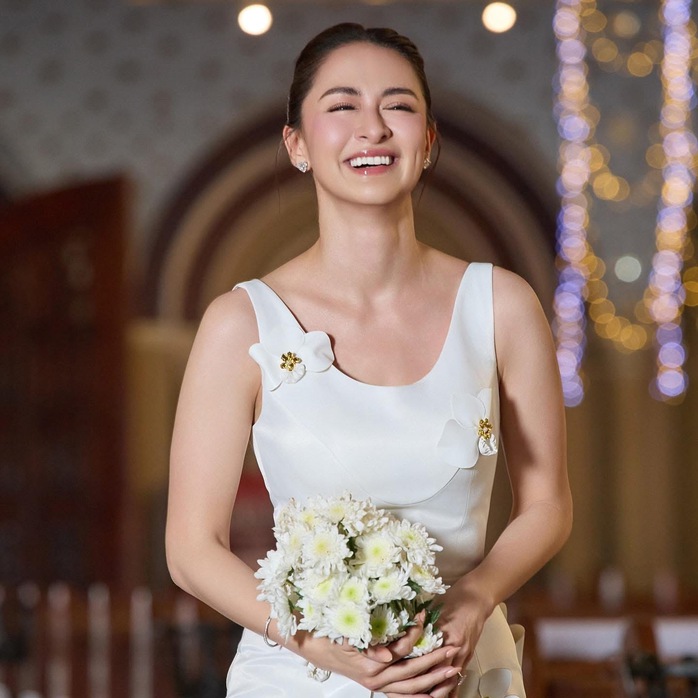 "Mỹ nhân đẹp nhất Philippines" Marian Rivera mặc đầm của nhà mốt Việt - Ảnh 5.