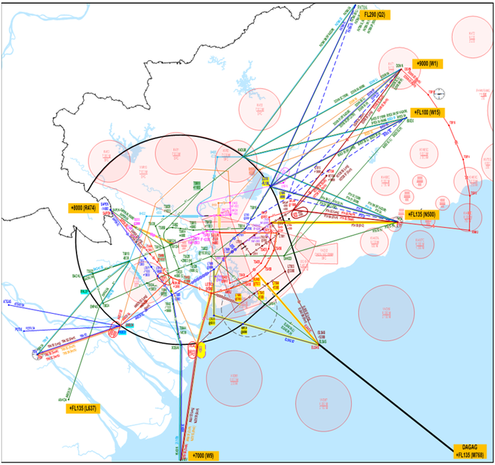 Hoàn tất thiết kế vùng trời và phương thức bay cho sân bay Long Thành - Ảnh 1.