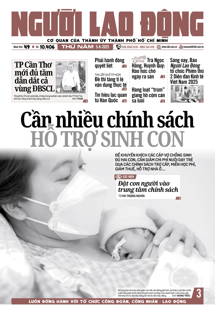 Báo in ngày 5-6: Báo Người Lao Động tổ chức phiên thứ 2 diễn đàn kinh tế Việt Nam 2025 - Ảnh 1.