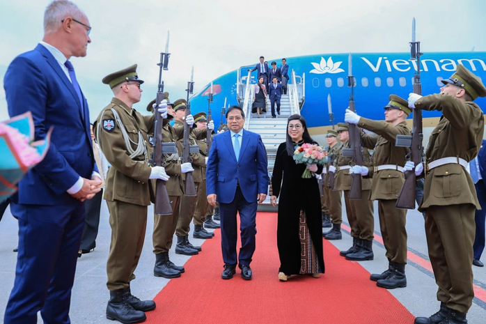 Thủ tướng Phạm Minh Chính đến Estonia, điểm đầu tiên trong chuyến công tác Châu Âu - Ảnh 2.