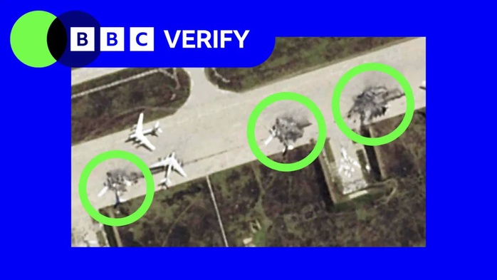 Quy mô cuộc tấn công bằng UAV của Ukraine vào máy bay ném bom Nga ra sao? - Ảnh 1. Quy mô cuộc tấn công bằng UAV của Ukraine vào máy bay ném bom Nga ra sao? - Ảnh 1.