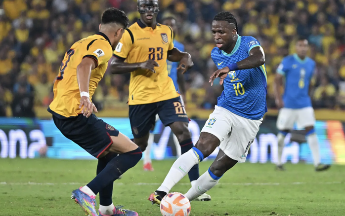 Brazil hòa nhạt nhẽo Ecuador, màn ra mắt thiếu ấn tượng của HLV Ancelotti - Ảnh 2.
