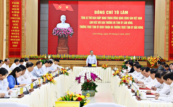 Tổng Bí thư Tô Lâm: Lâm Đồng mới hội tụ các điều kiện không phải tỉnh nào cũng có được- Ảnh 1. Tổng Bí thư Tô Lâm: Lâm Đồng mới hội tụ các điều kiện không phải tỉnh nào cũng có được- Ảnh 1.